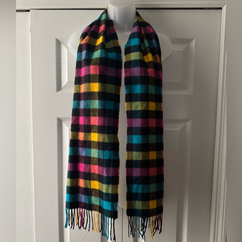 🌷Colorful Checked Pattern Scarf - Picture 4 of 5